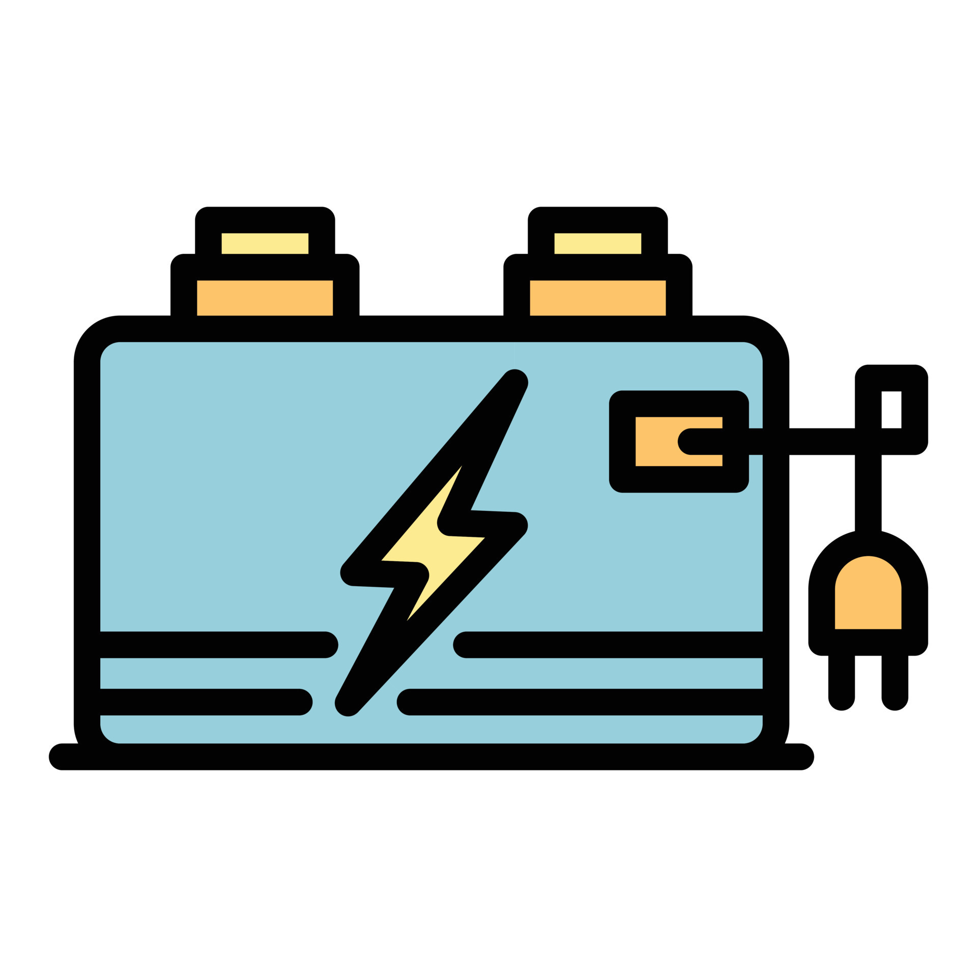 Storage battery icon color outline vector 15393081 Vector Art at Vecteezy