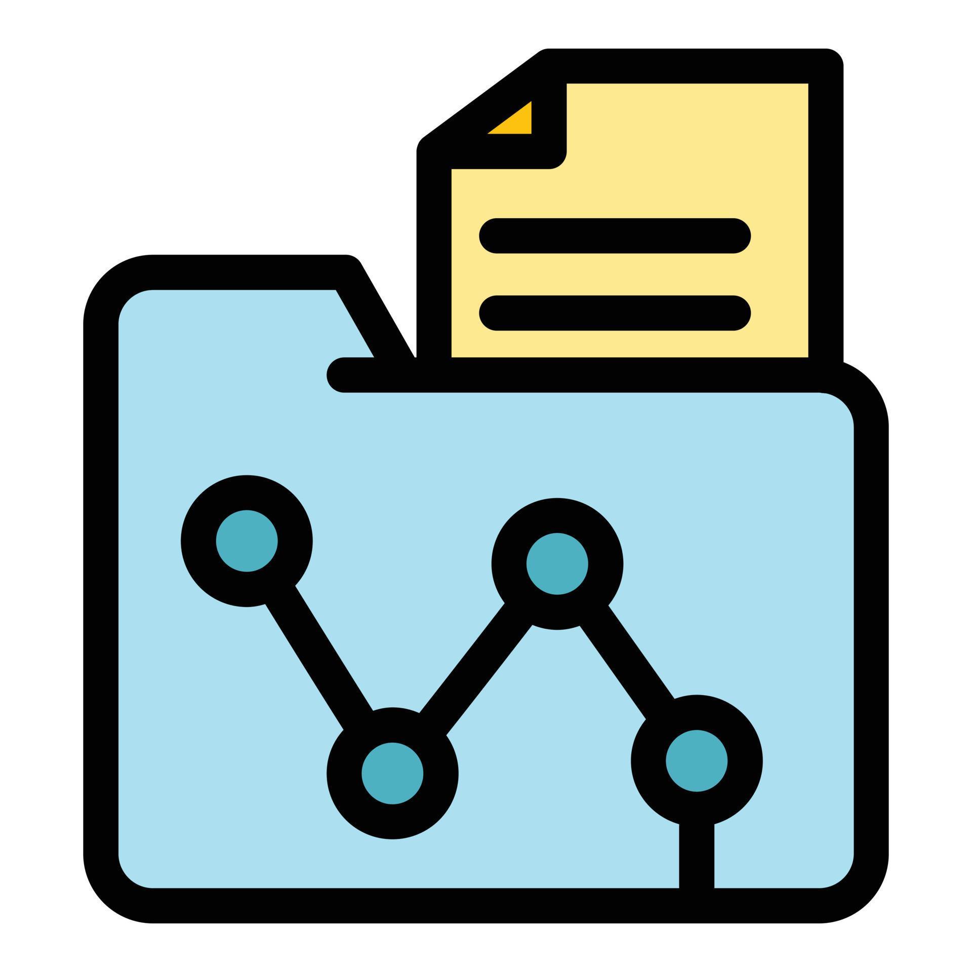 Office file folder icon color outline vector 15393432 Vector Art at