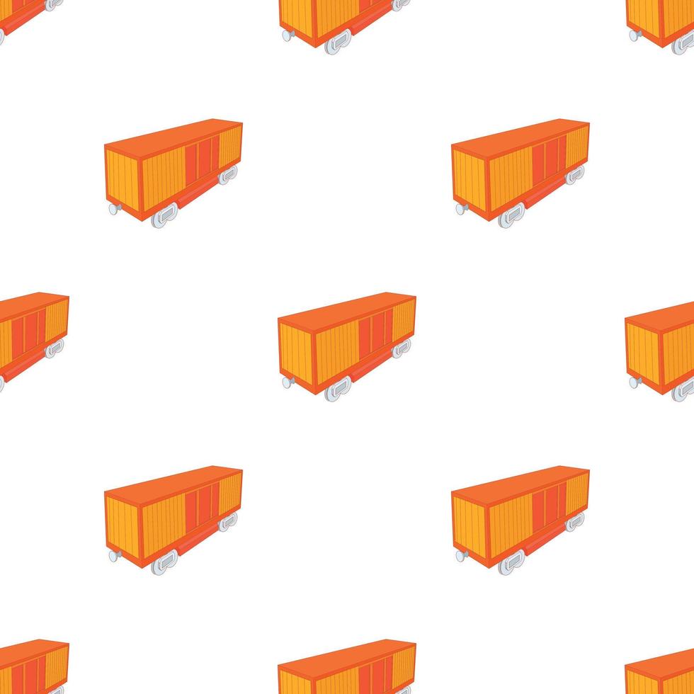Railway cargo container pattern seamless vector