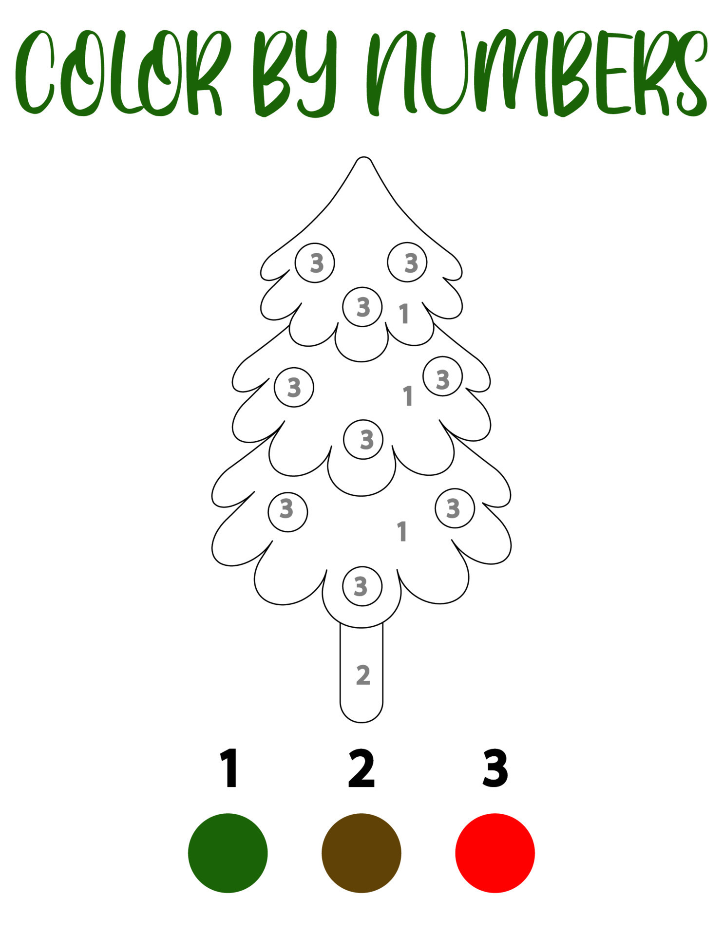 Colorear Por Números. Juego De Rompecabezas Para Educación