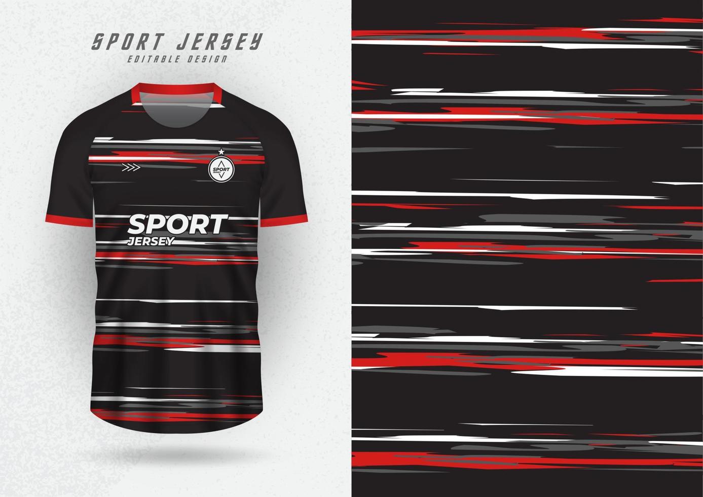 Background mockup for sports jerseys, jerseys, running shirts, pattern with many black stripes vector