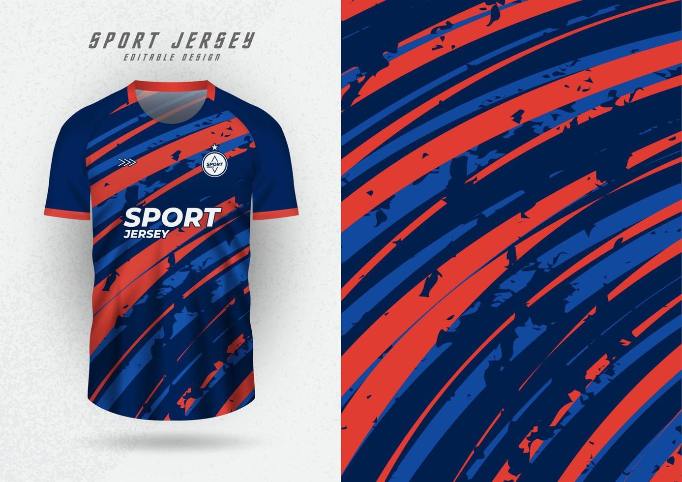 Background mockup for sports jerseys, jerseys, running shirts, orange and blue oblique pattern vector