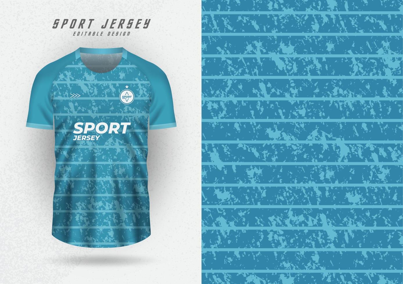 Background mockup for sports jerseys, jerseys, running shirts, blue pattern and horizontal stripes vector