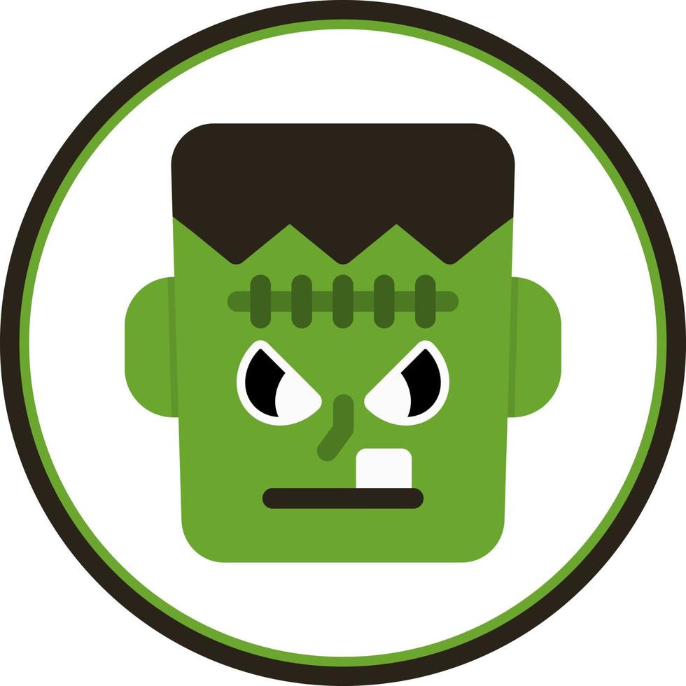 diseño de icono de vector de frankenstein