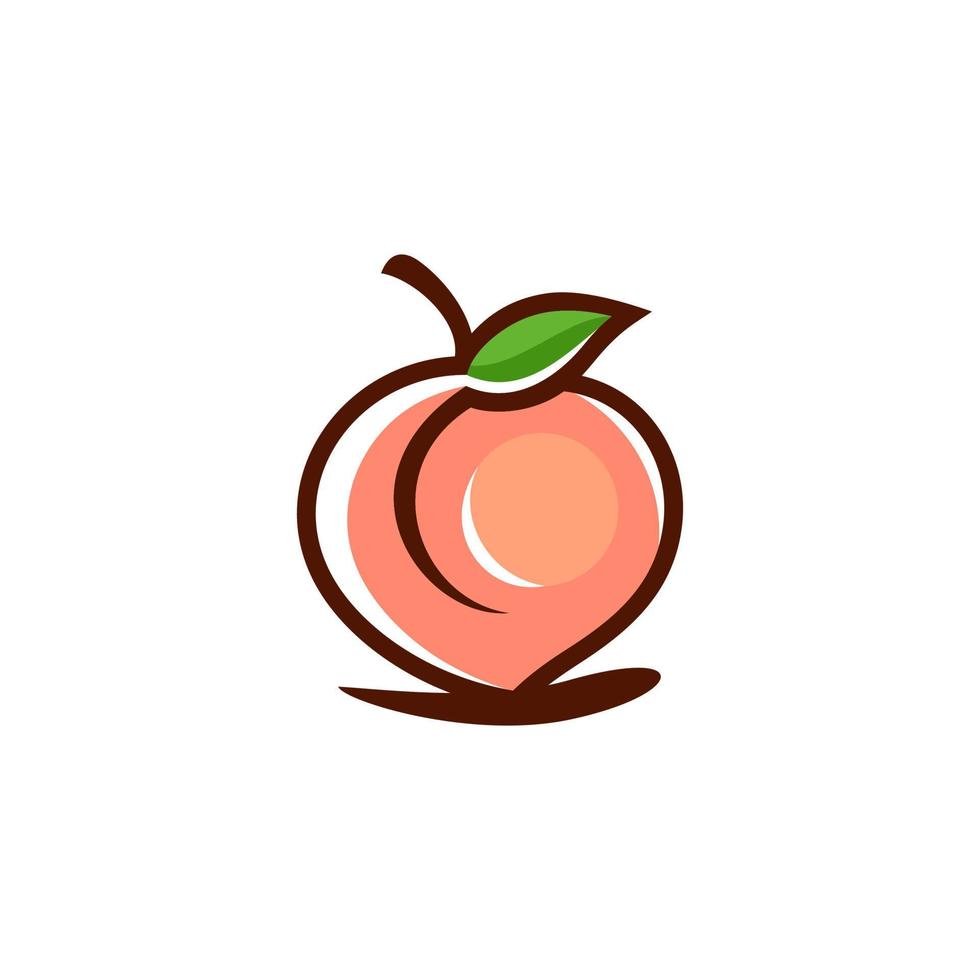 Peach  Logo Design vector