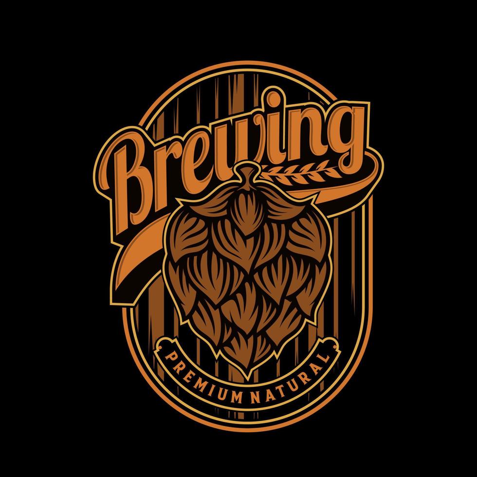 Brewing Logo  Vector Design