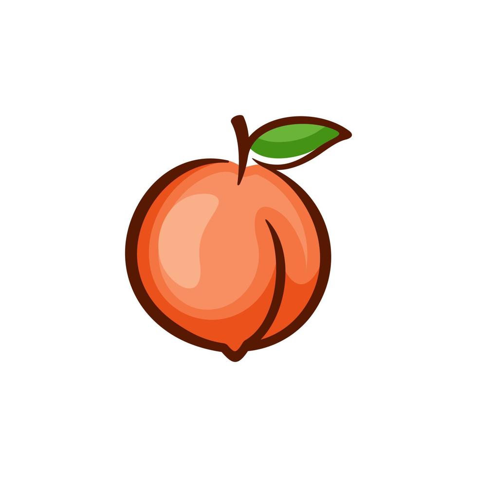 Peach  Logo Design vector