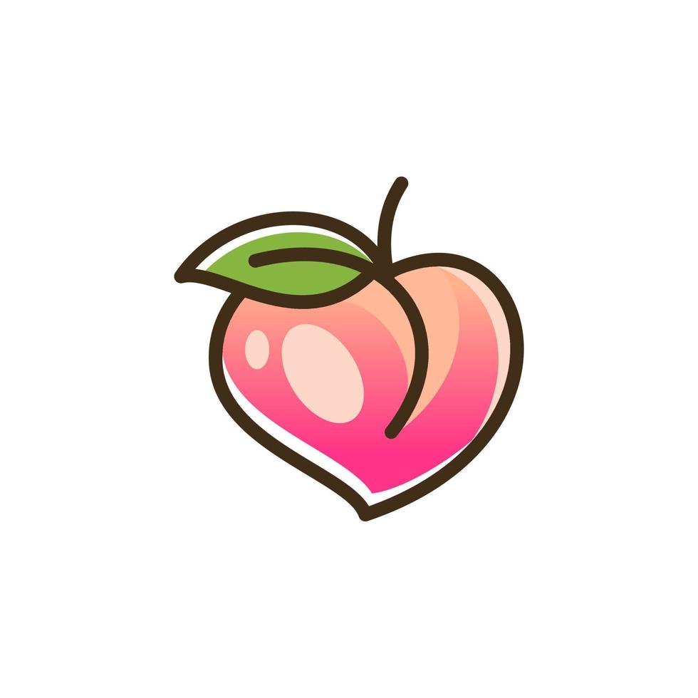 Peach  Logo Design vector