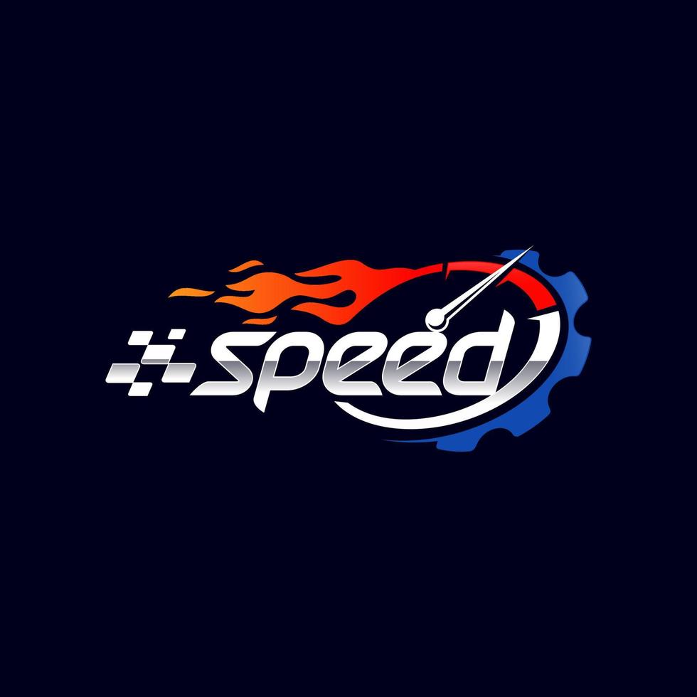 Fast And Speed Logo Design vector