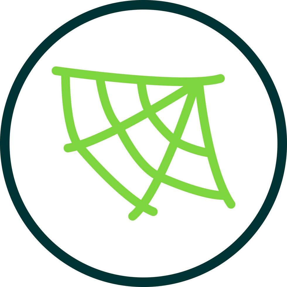 Spider Web Vector Icon Design
