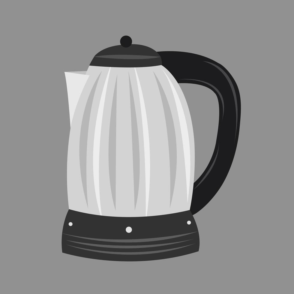 Kitchen electric kettle vector illustration for graphic design and decorative element