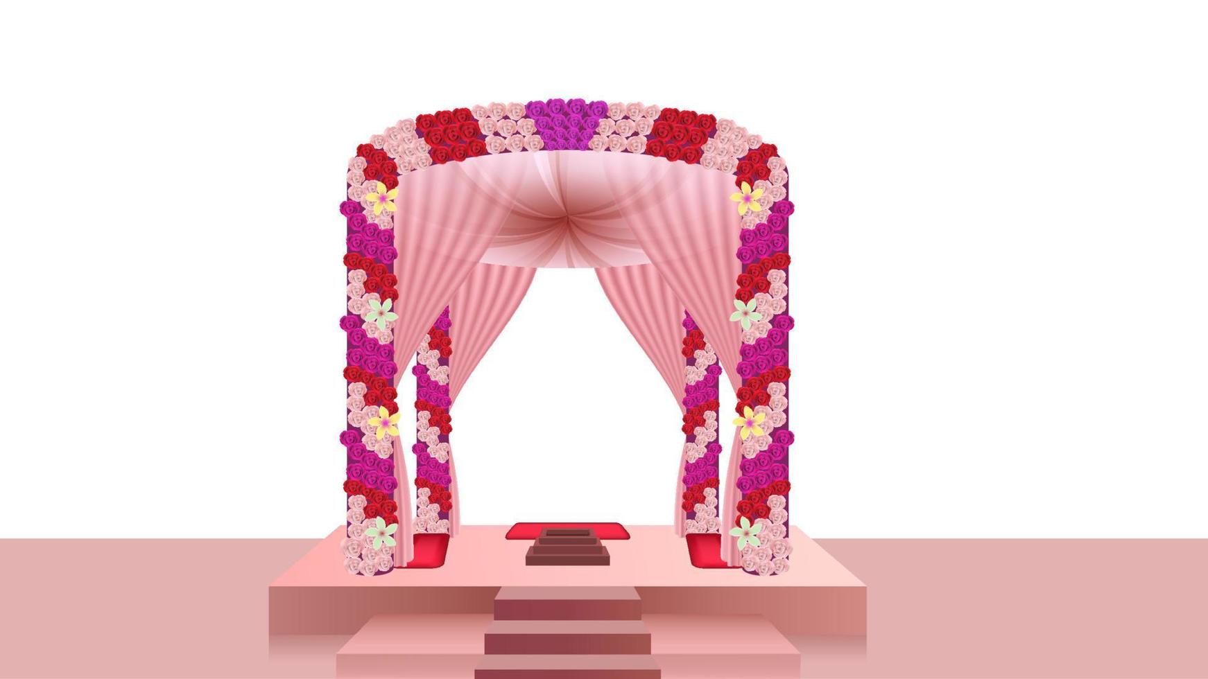 Wedding Stage -- vector