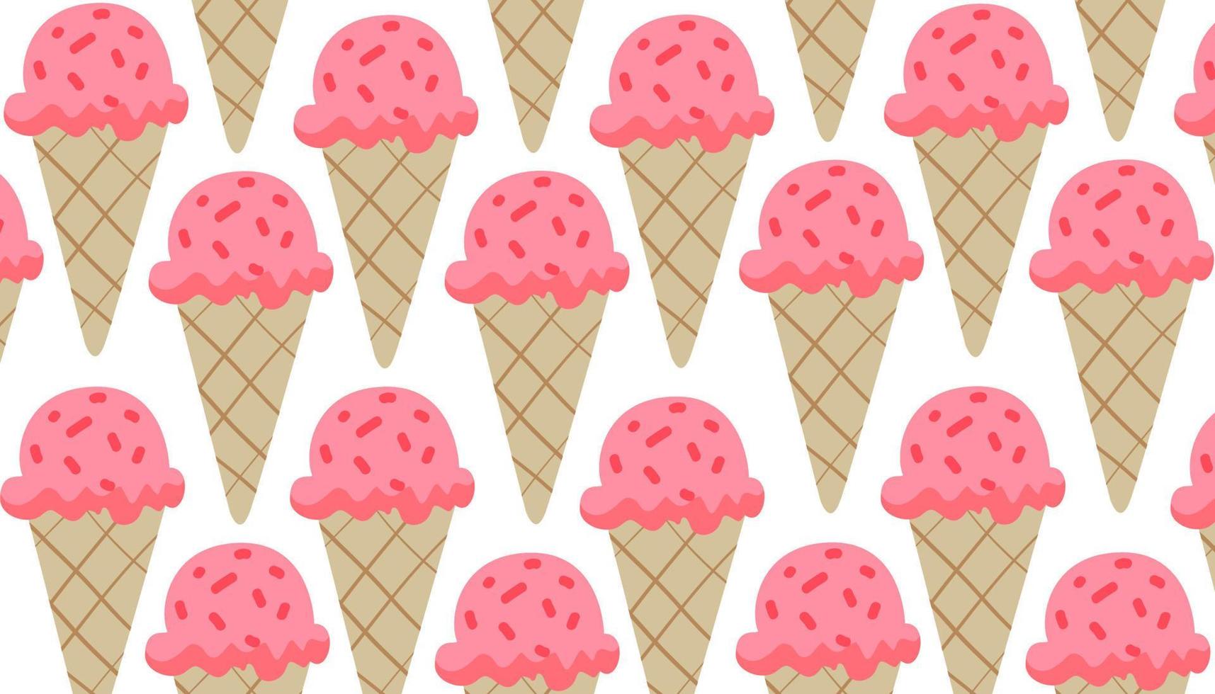 helado dulce patrón chocolate patrón vector arte ilustración