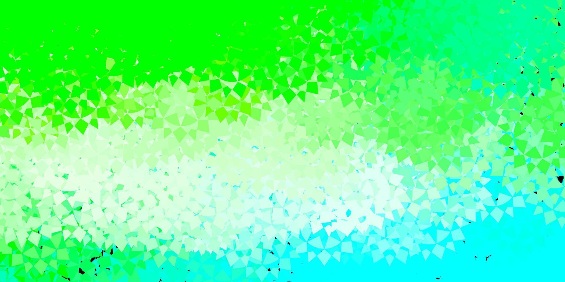 Light green vector pattern with polygonal shapes.