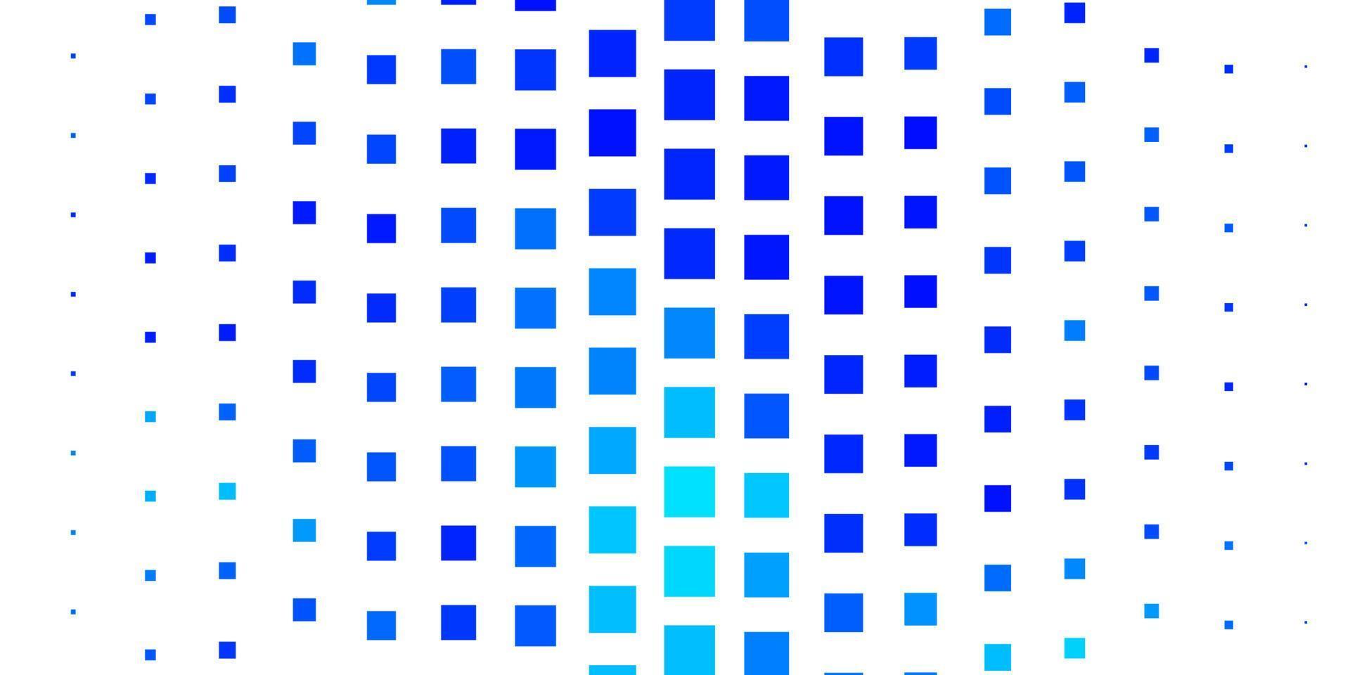 textura de vector azul claro en estilo rectangular.