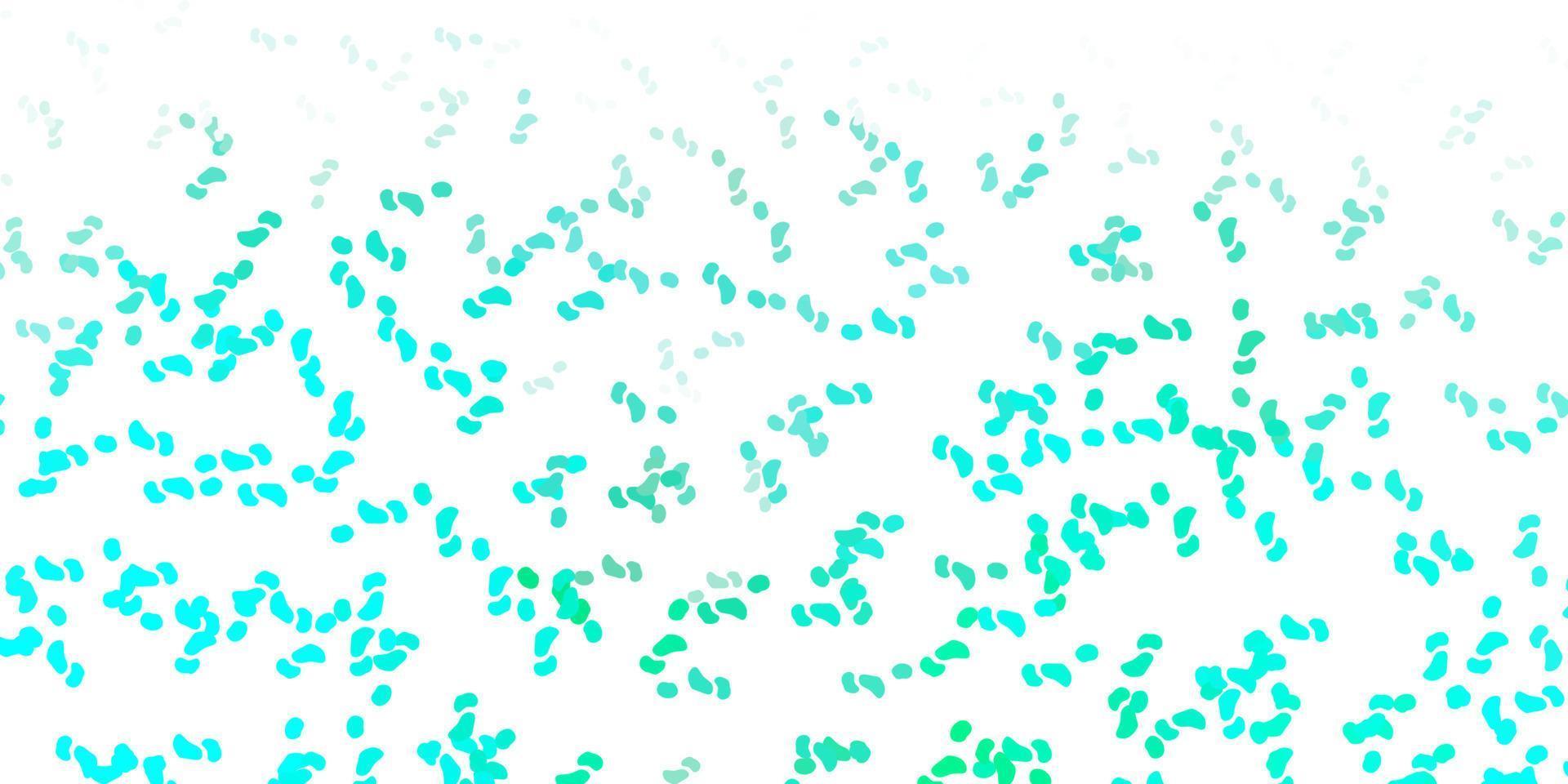 Light green vector template with abstract forms.