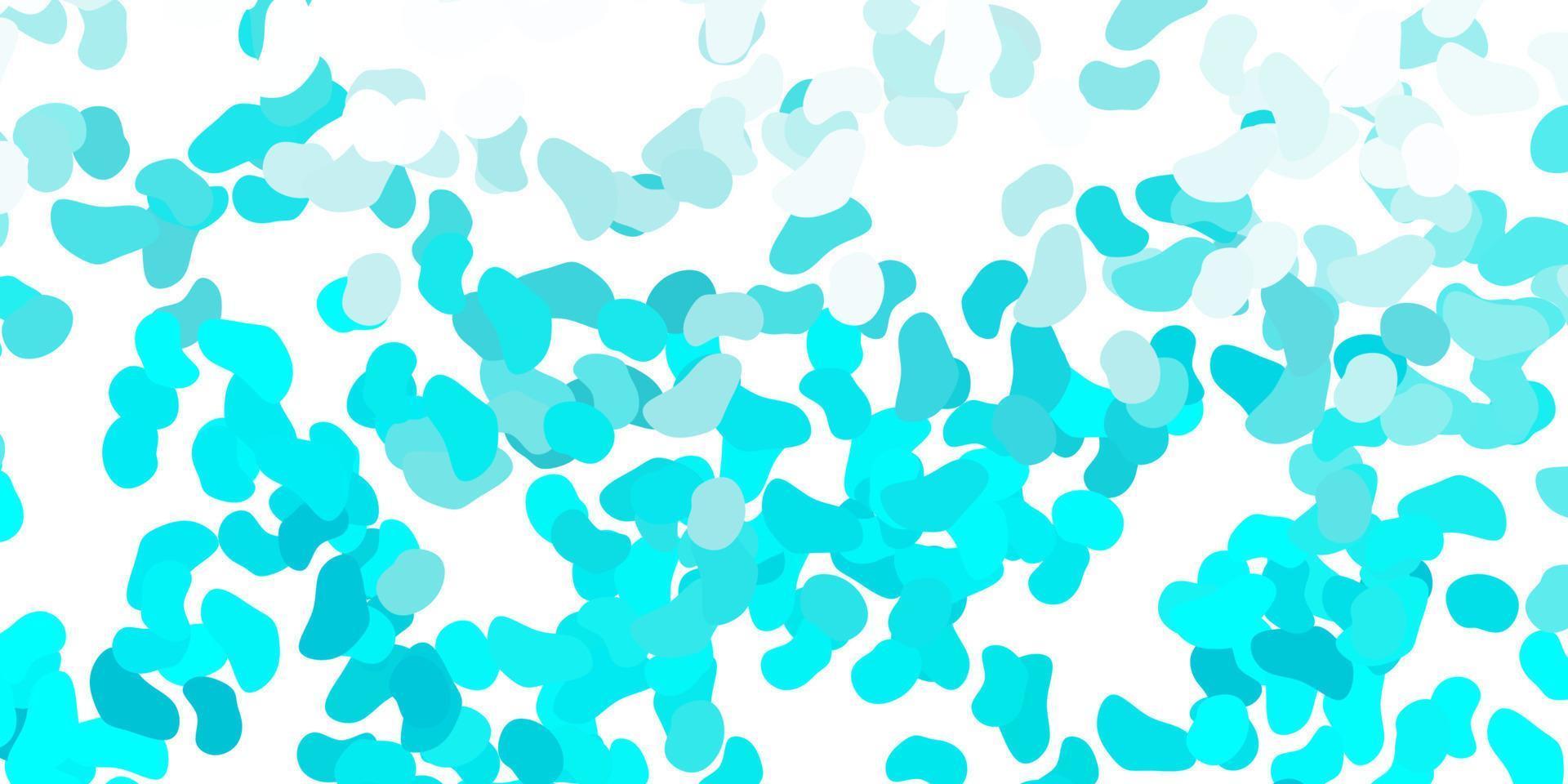Light green vector backdrop with chaotic shapes.