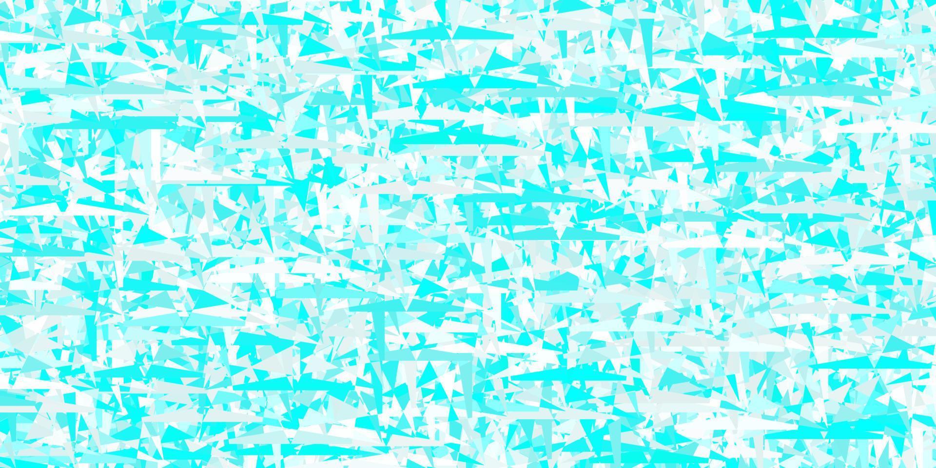 Light Green vector backdrop with lines, triangles.