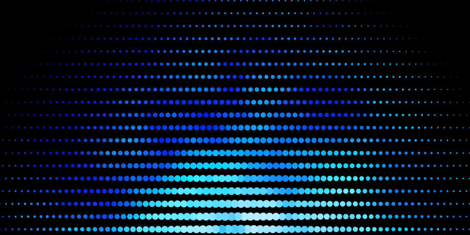 textura de vector azul oscuro con discos.