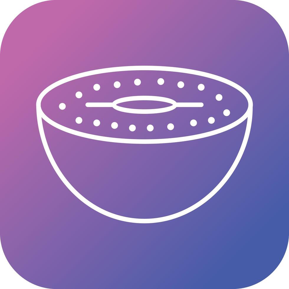 Unique Kiwi Vector Line Icon