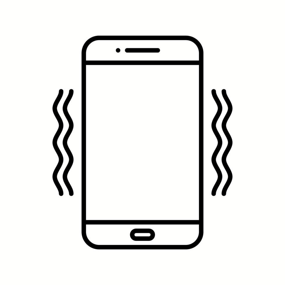 Unique Vibrations Vector Line Icon