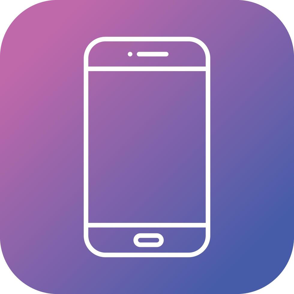 Unique Mobile Vector Line Icon