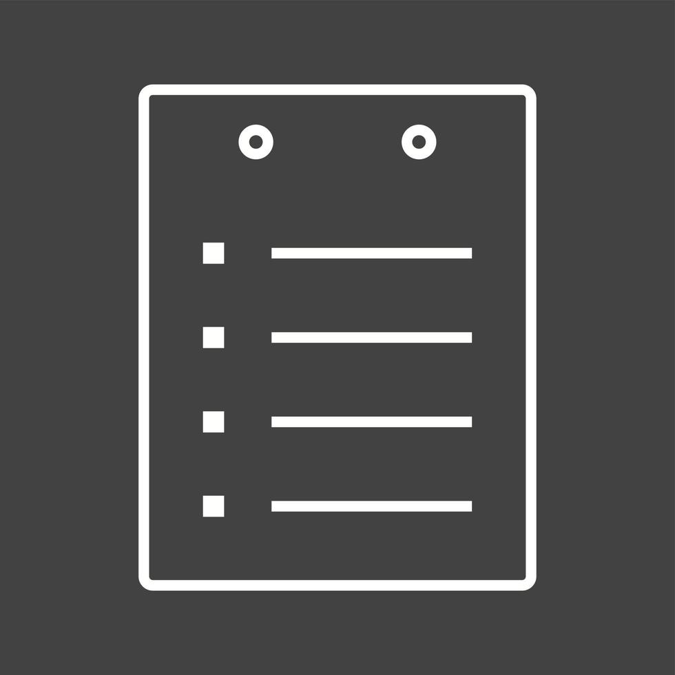 Unique Notes Vector Line Icon