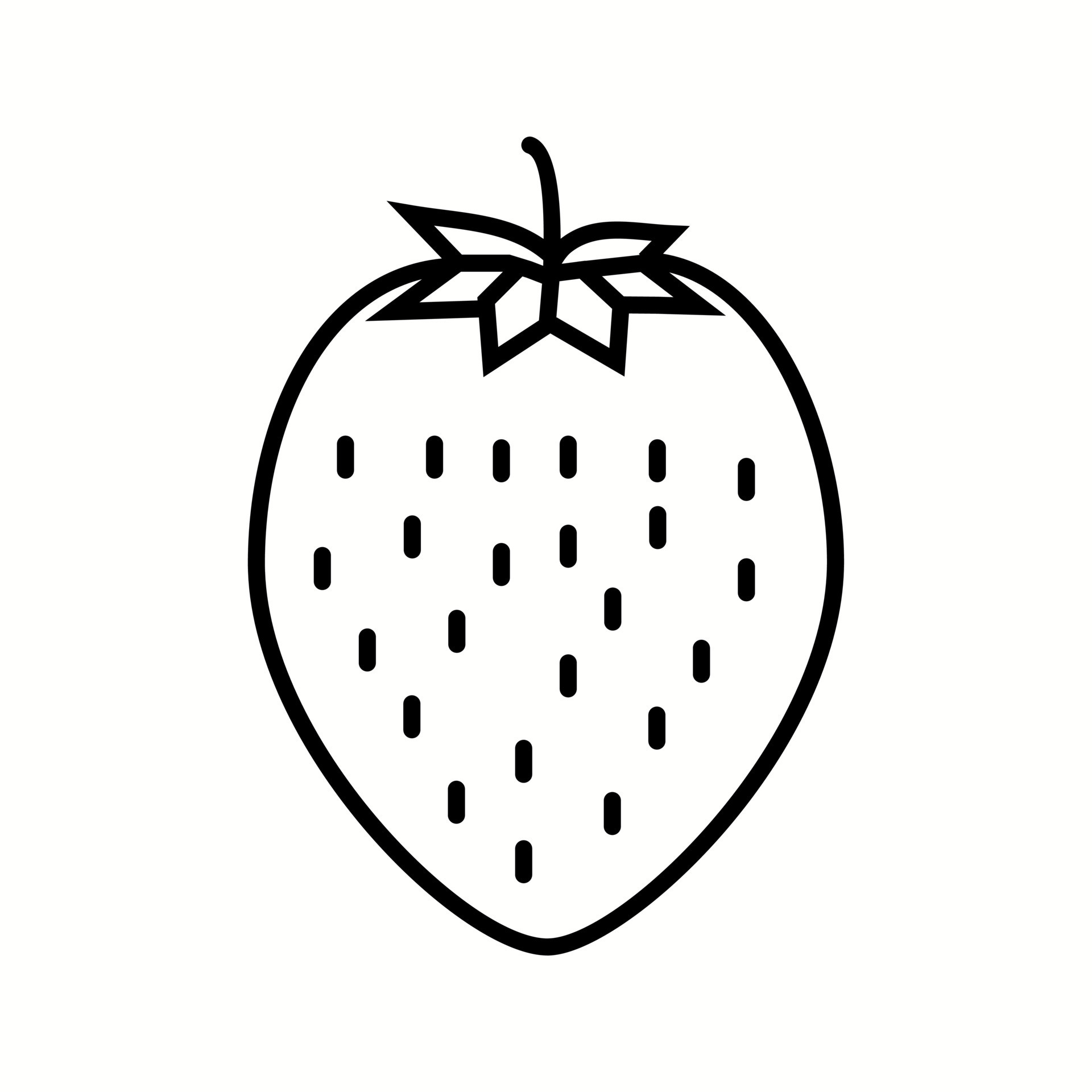 Unique Strawberry Vector Line Icon 15395456 Vector Art at Vecteezy