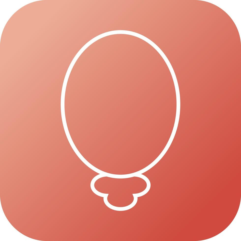 Unique Mirrors Vector Line Icon