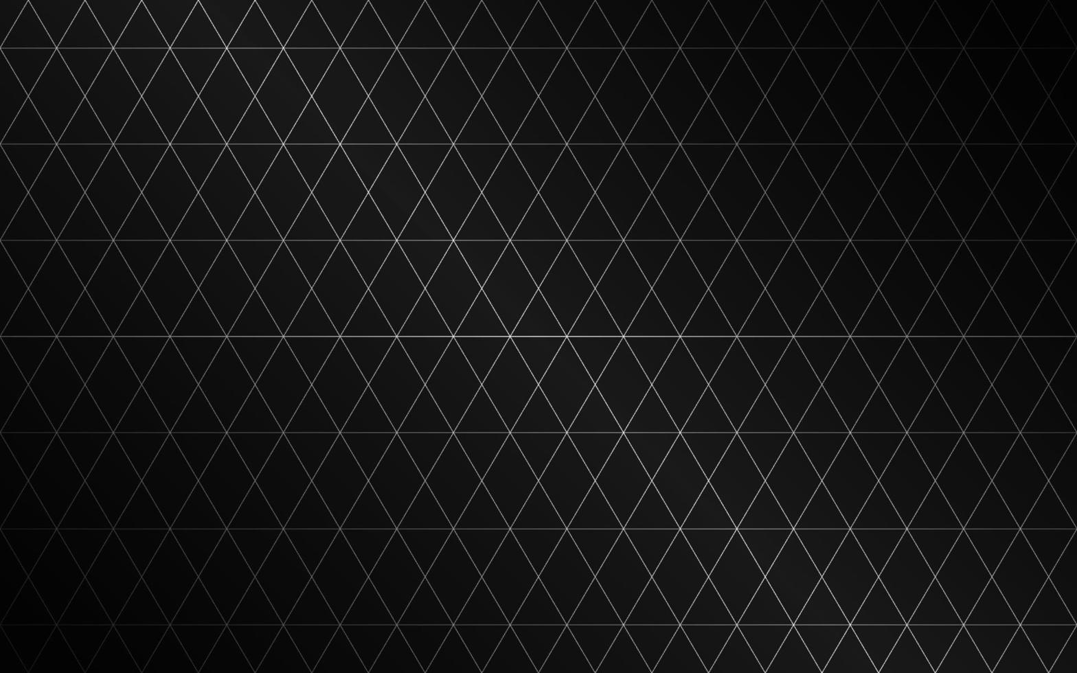 Black and white rhombus grid pattern on black background. Modern vector illustration