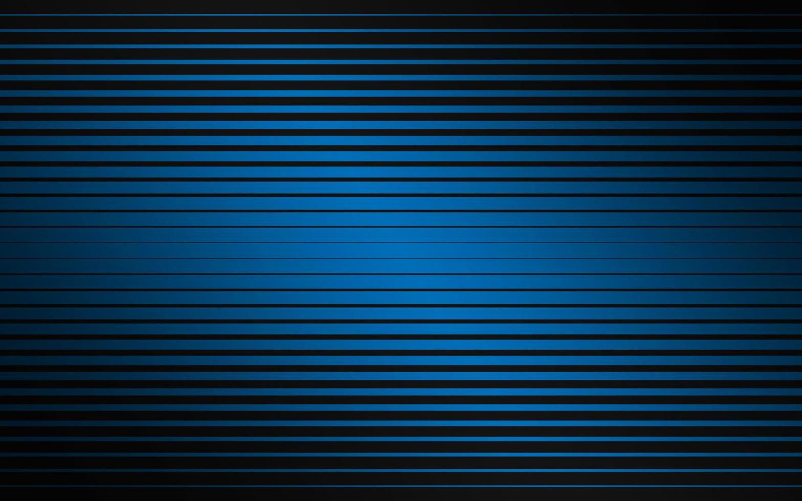 Dark black and blue horizontal lines pattern. Abstract vector background. Technology concept