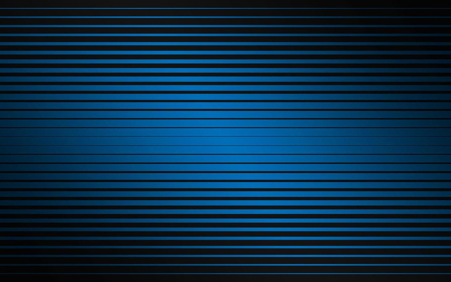 Dark black and blue horizontal lines pattern. Abstract vector background. Technology concept