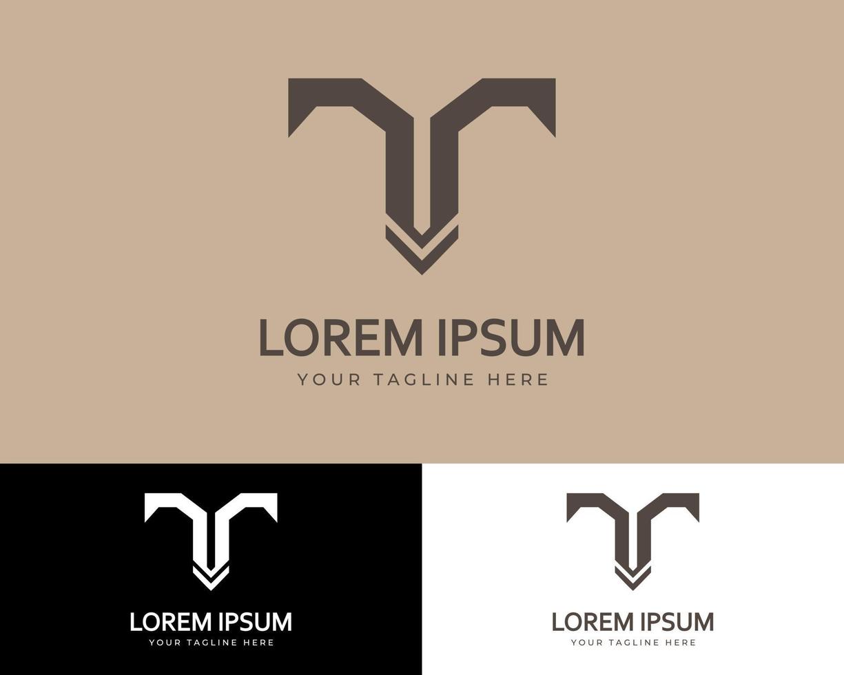 Bull logo design. Vector eps.10
