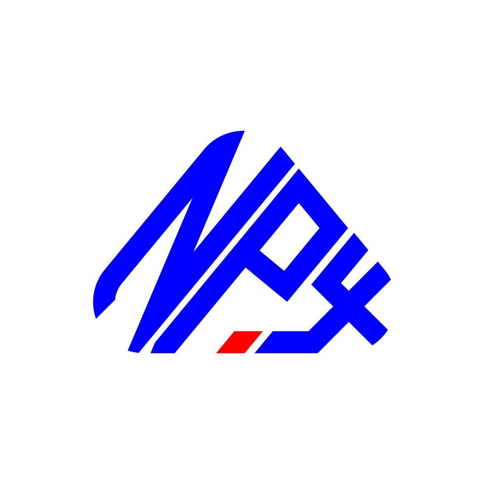 Diseño creativo del logotipo de la letra npx con gráfico vectorial, logotipo simple y moderno de npx. vector