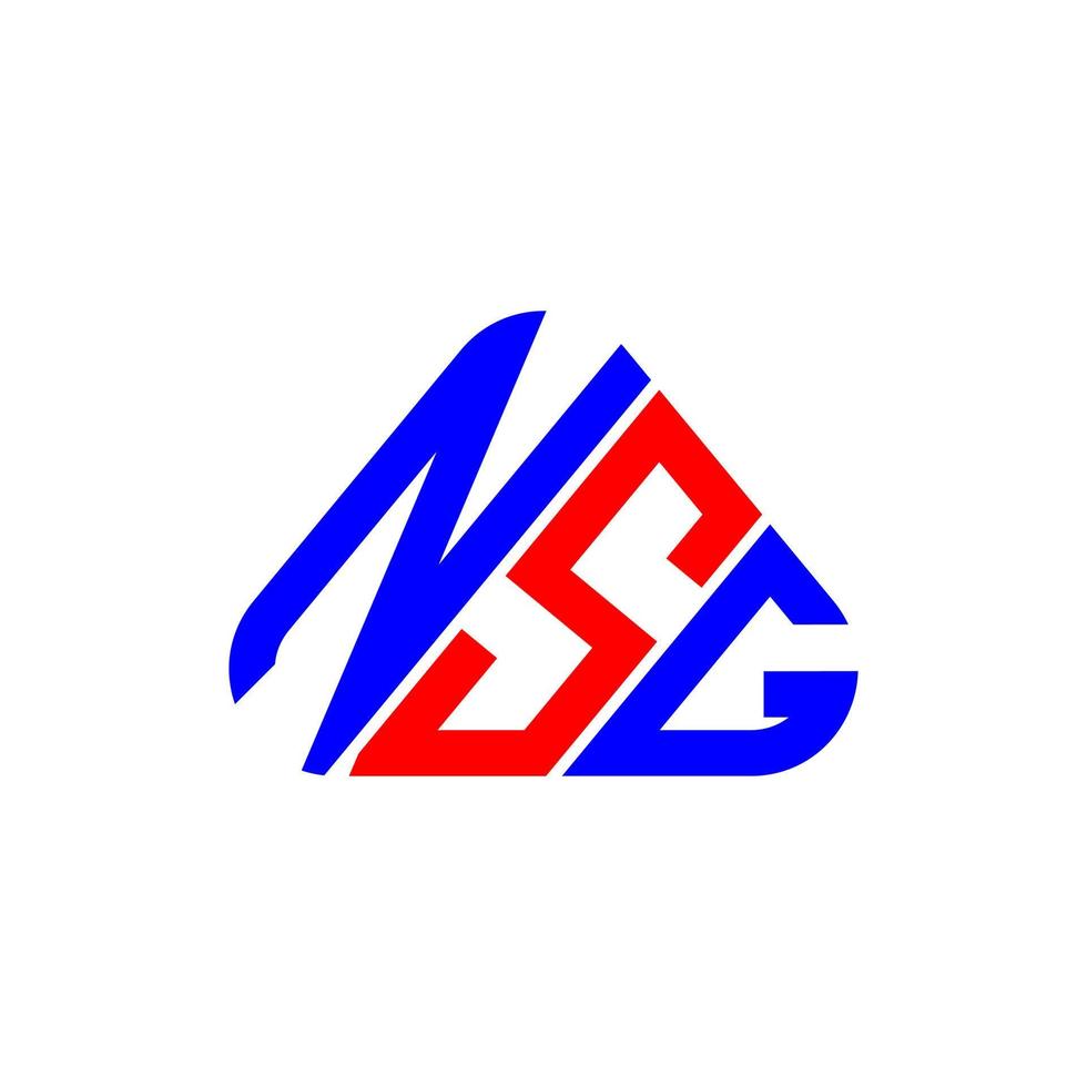 NSG letter logo creative design with vector graphic, NSG simple and modern logo.