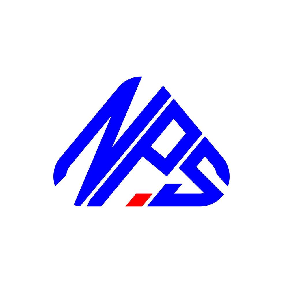 Diseño creativo del logotipo de la letra nps con gráfico vectorial, logotipo simple y moderno de nps. vector