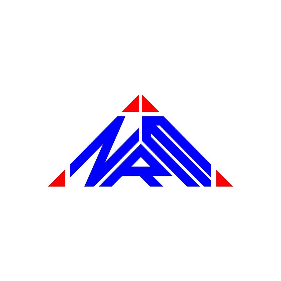 NRM letter logo creative design with vector graphic, NRM simple and modern logo.