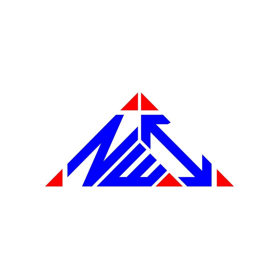 Diseño creativo del logotipo de la letra nwi con gráfico vectorial, logotipo simple y moderno de nwi. vector