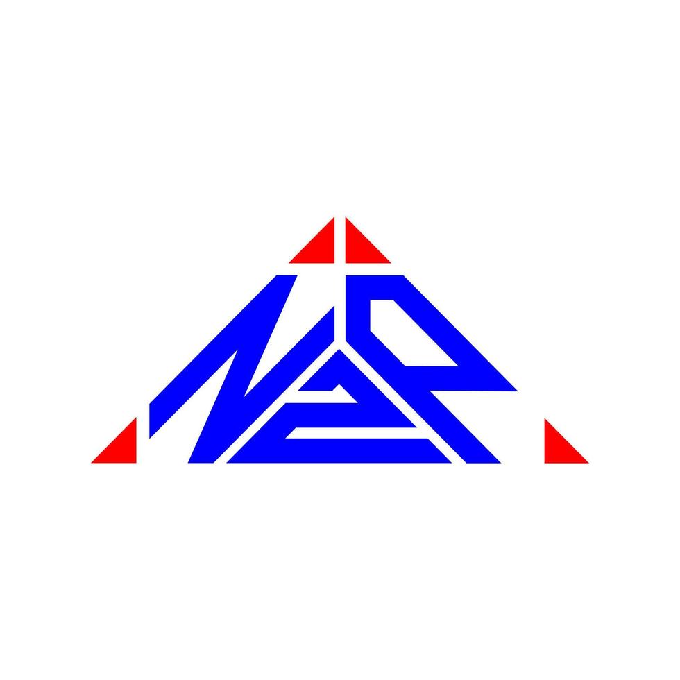 Diseño creativo del logotipo de la letra nzp con gráfico vectorial, logotipo simple y moderno de nzp. vector