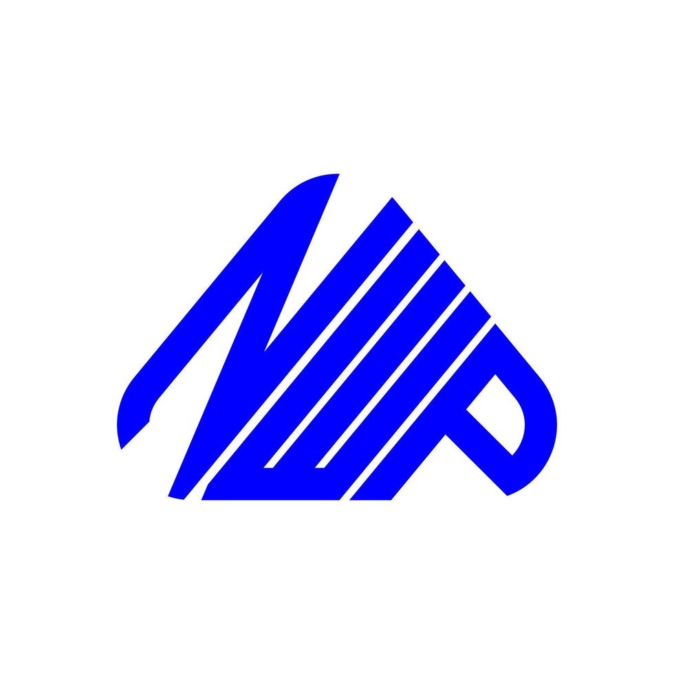 NWP letter logo creative design with vector graphic, NWP simple and modern logo.