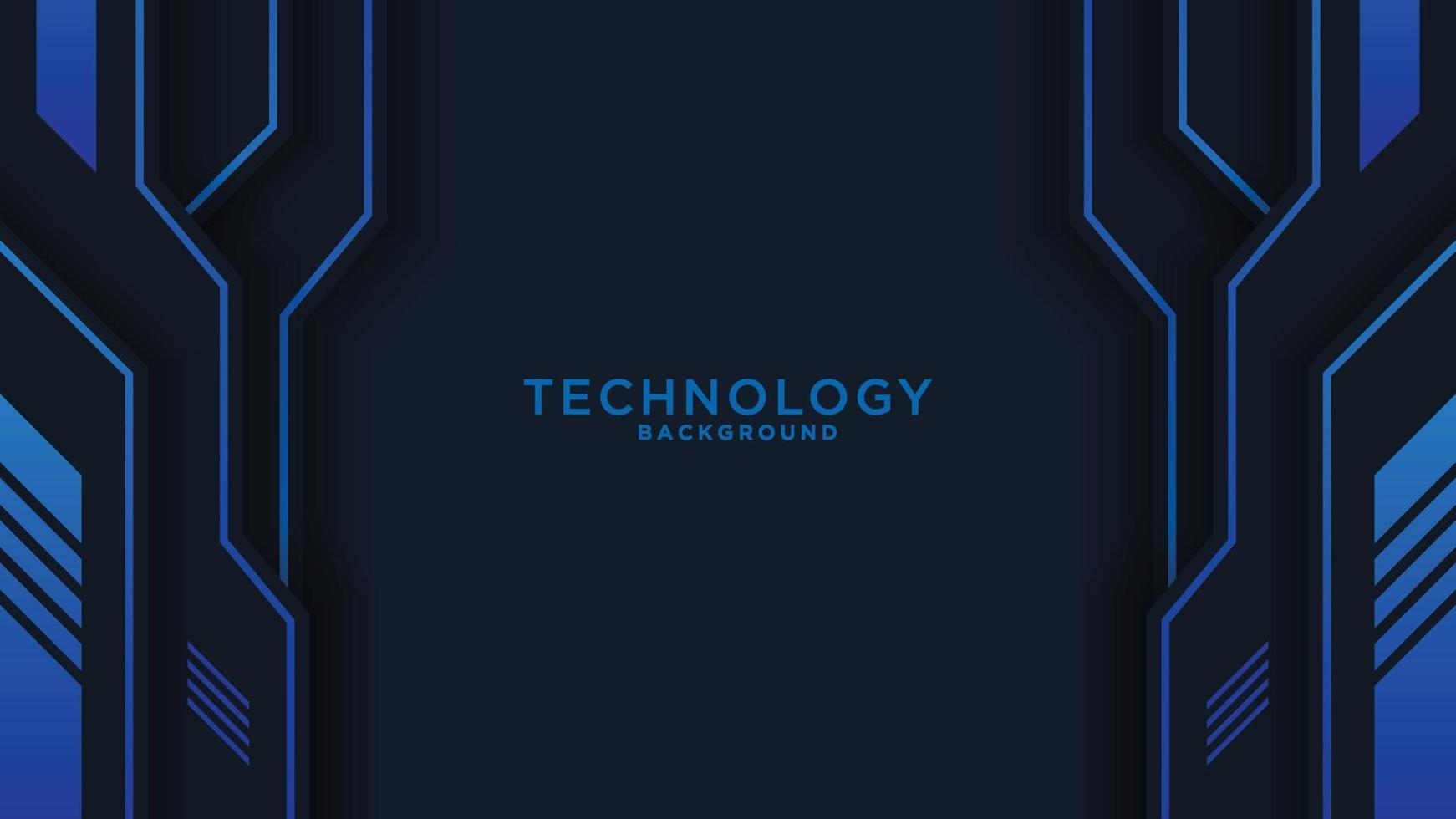 High tech technology geometric and connection system background. vector