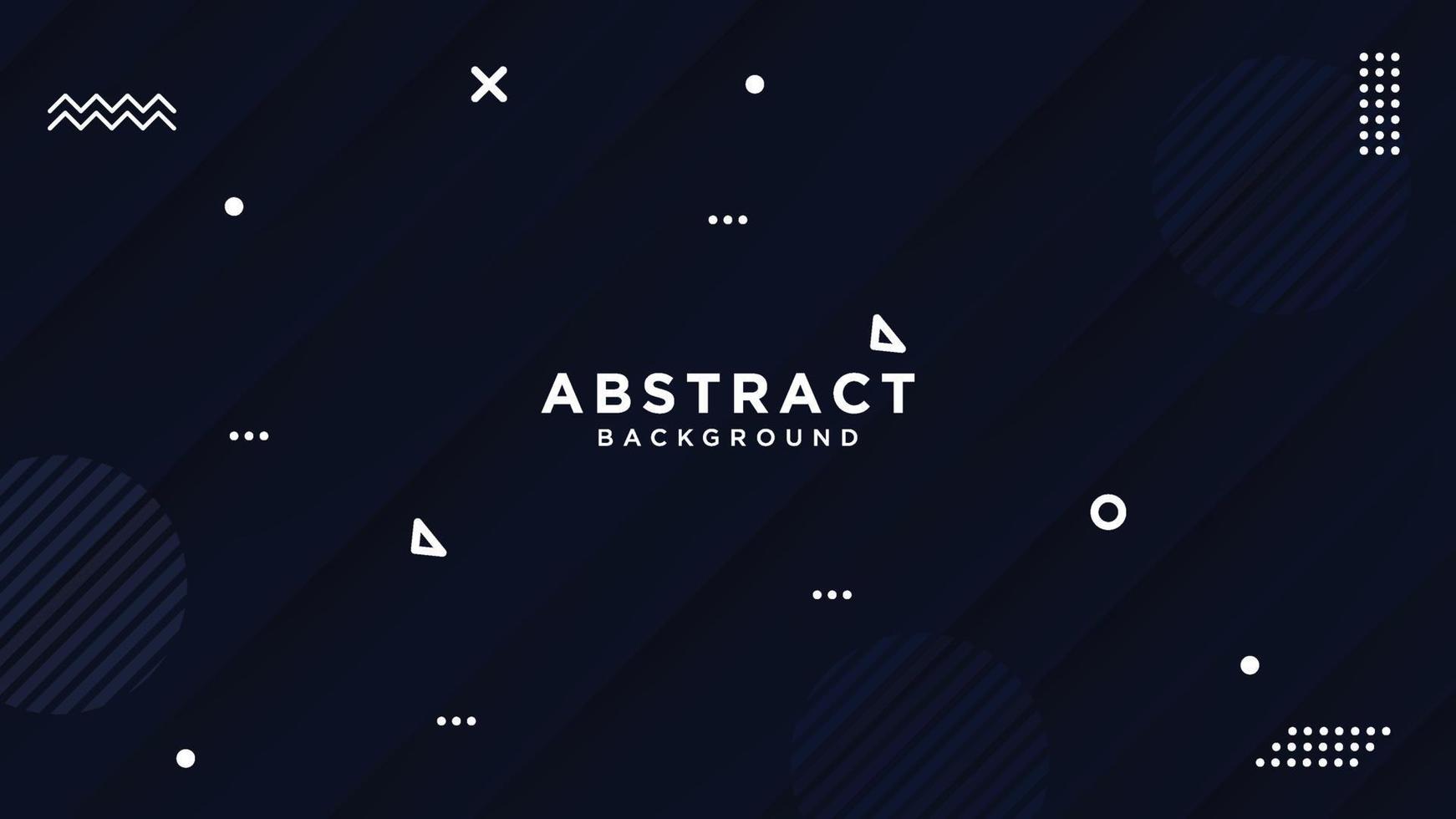 Dark abstract with Geometric Shape Combination Background Design. vector