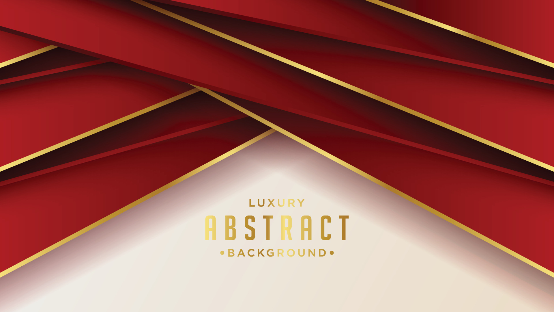 Luxury background red and gold line. for website, poster, brochure