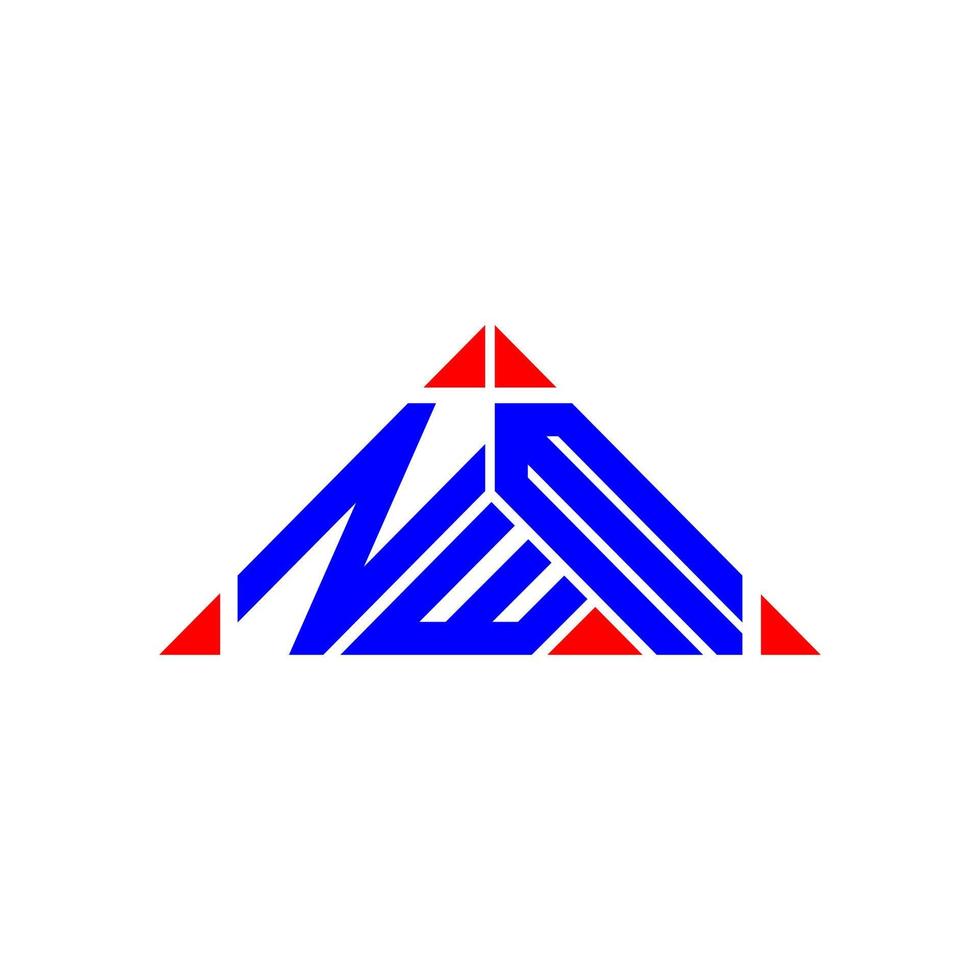 NWM letter logo creative design with vector graphic, NWM simple and modern logo.