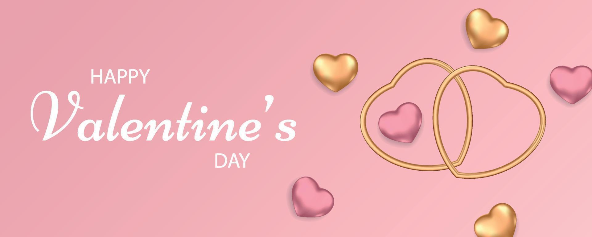 Valentine's day card concept. Romantic background. vector