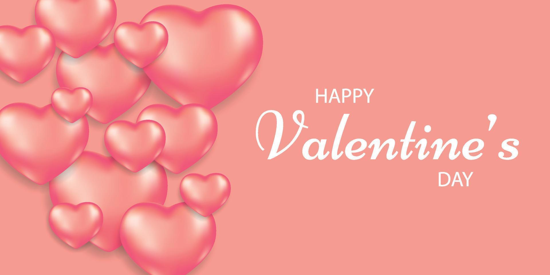 Valentine's day card concept. Romantic background. vector