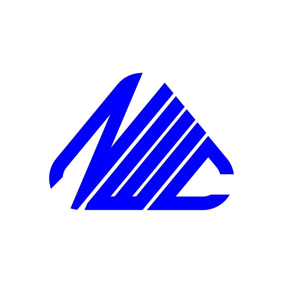 NWC letter logo creative design with vector graphic, NWC simple and modern logo.