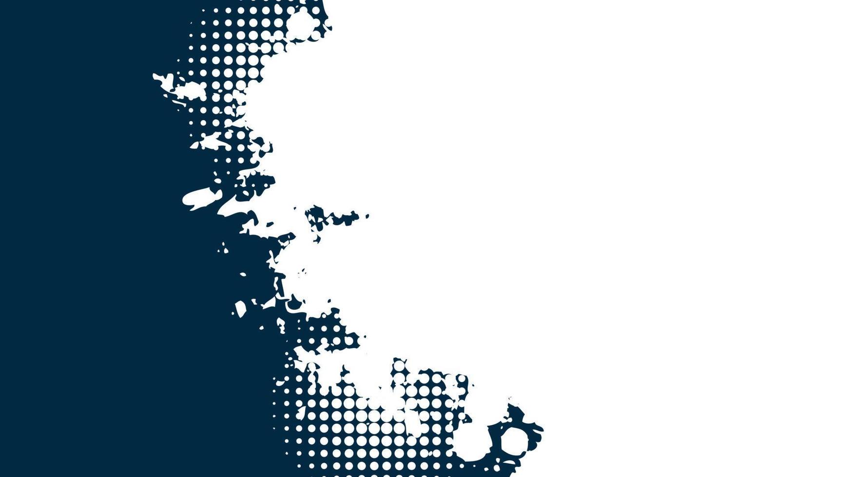 Dots halftone white and blue color pattern gradient grunge texture background. vector