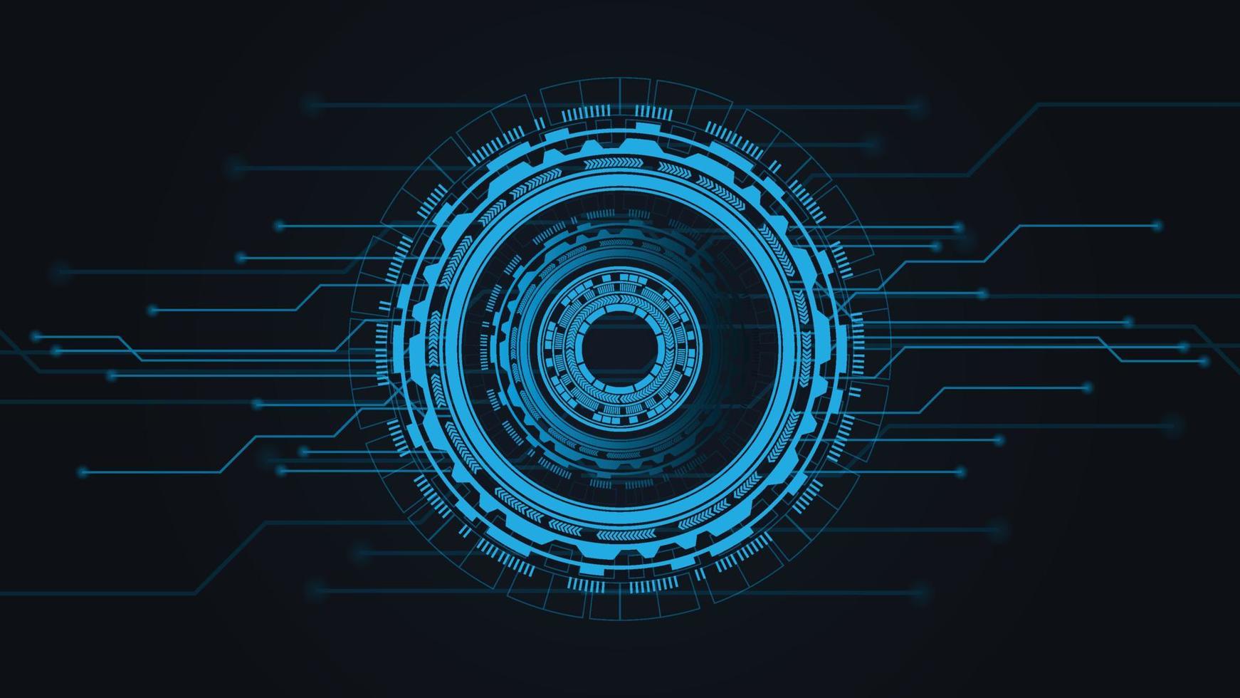 Abstract technology background Hi-tech communication concept.  vector illustration.