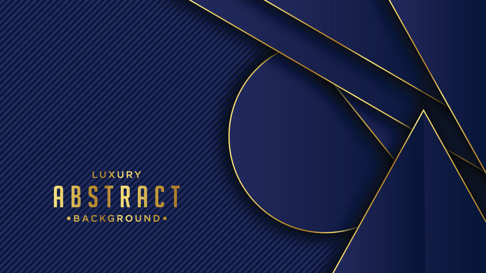 Luxury and elegant golden line with dark navy blue template background Luxury and elegant golden line with dark navy blue template background